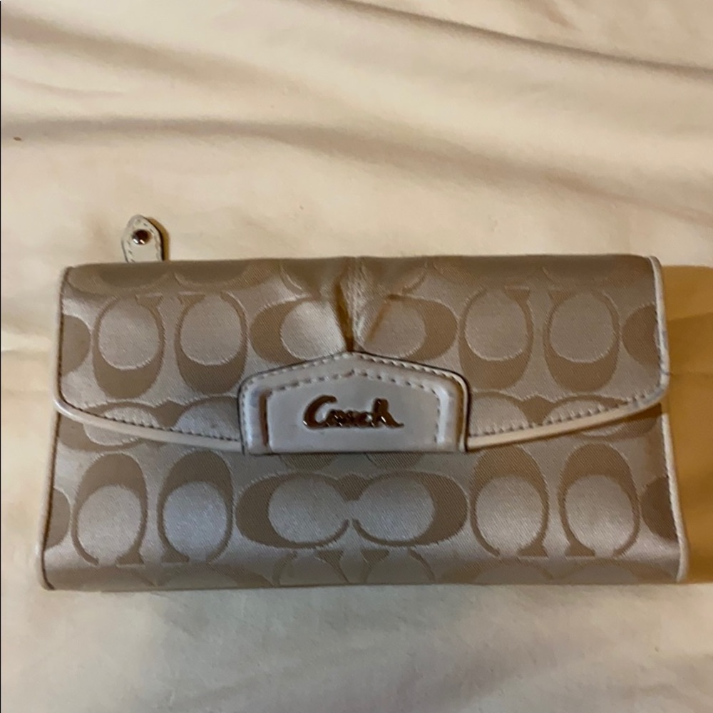 Coach wallet and checkbook cover